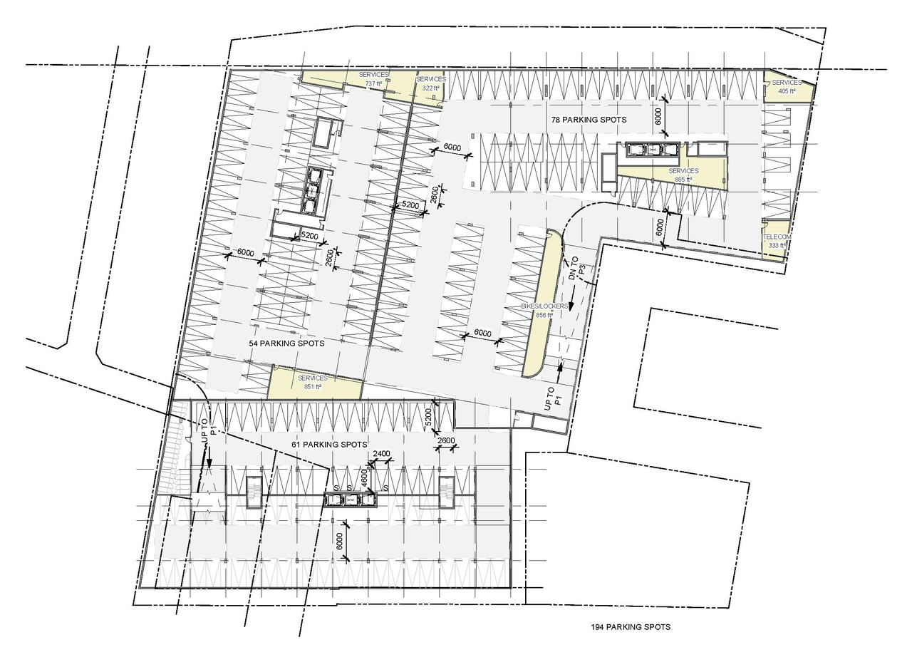 Construction site plan for project from page 21 of the file '2026-02-10 - Urban Design Brief - D07-12-26-0013 & D02-02-26-0011'