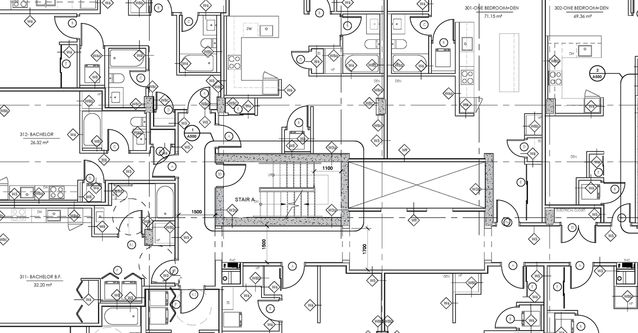 Construction site plan for project from page 3 of the file '2026-03-11 - Floor Plans - D02-02-26-0017'