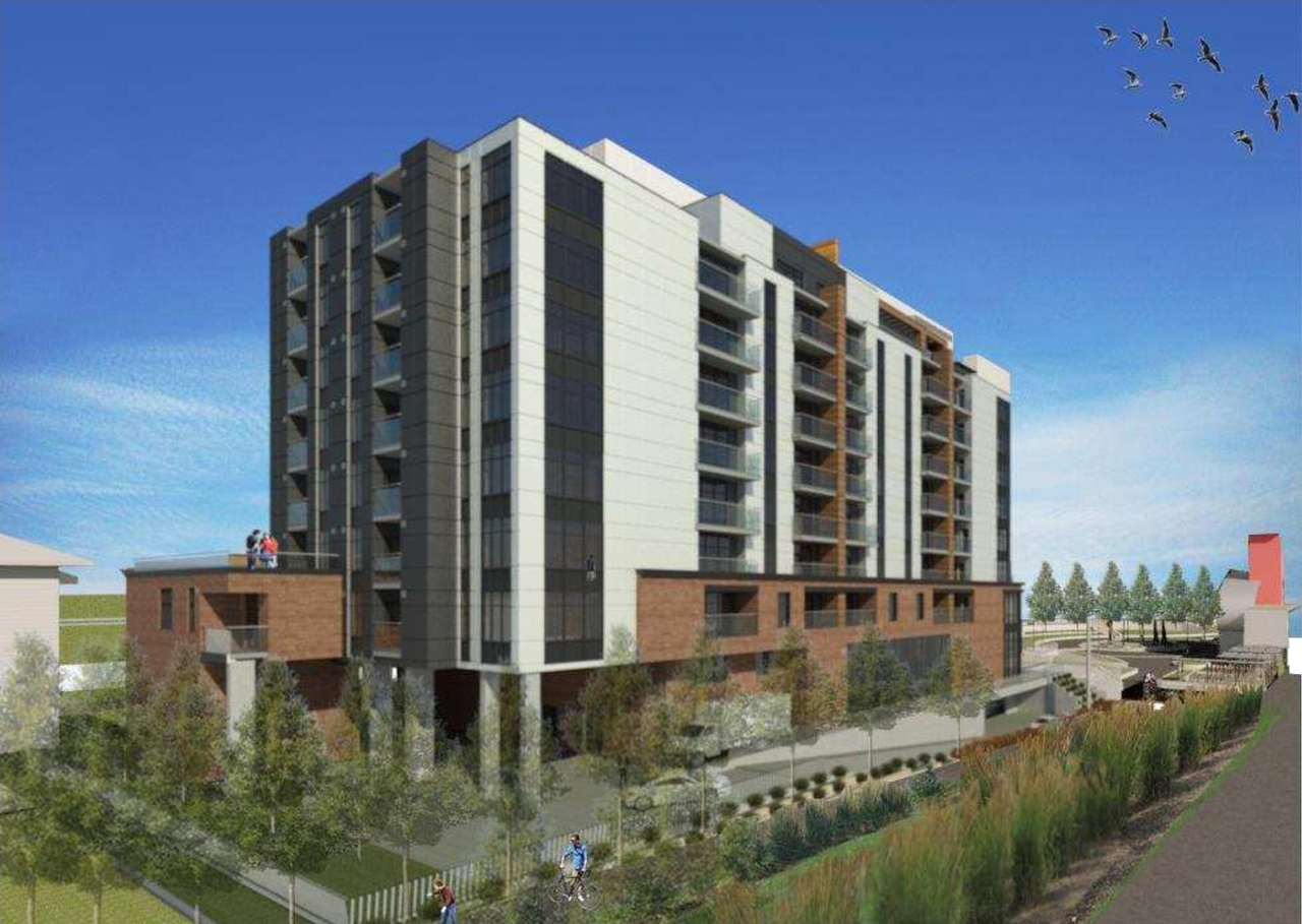 Rendering of building from page 6 of the file '2026-03-11 - Colour Elevations & Renderings - D02-02-26-0017'