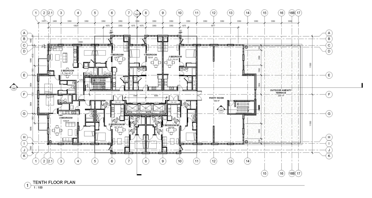 Floor plan for project from page 47 of the file '2026-04-13 - Urban Design Brief - D02-02-26-0023'