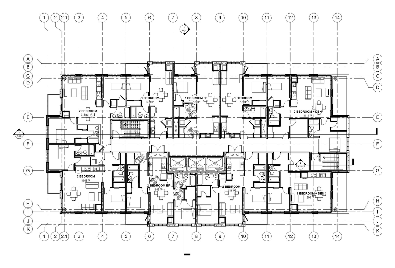 Floor plan for project from page 48 of the file '2026-04-13 - Urban Design Brief - D02-02-26-0023'