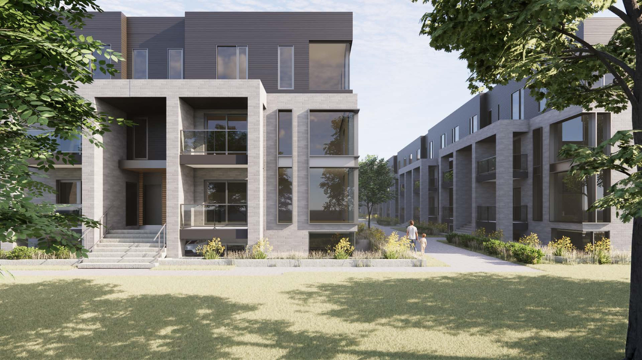 Rendering of building from page 3 of the file '2026-04-16 - Richmond Townhouse Renders - D02-02-26-0027'