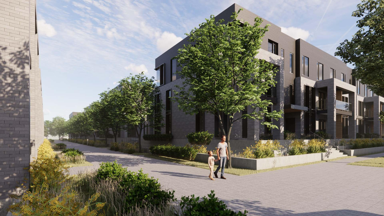 Rendering of building from page 4 of the file '2026-04-16 - Richmond Townhouse Renders - D02-02-26-0027'