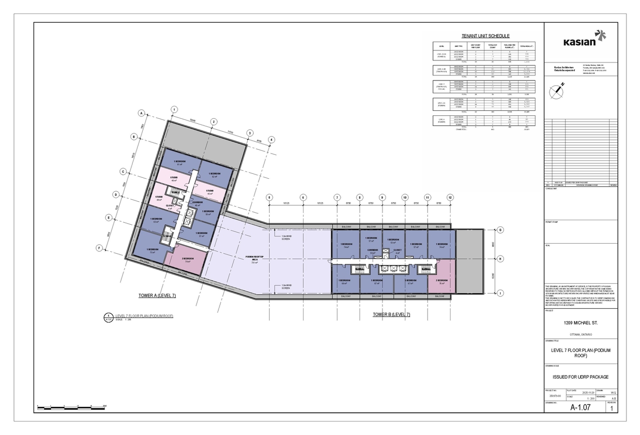 Floor plan for project from page 33 of the file '2026-04-29 - Urban Design Review Panel Package - D01-01-26-0007 & D02-02-26-0031'