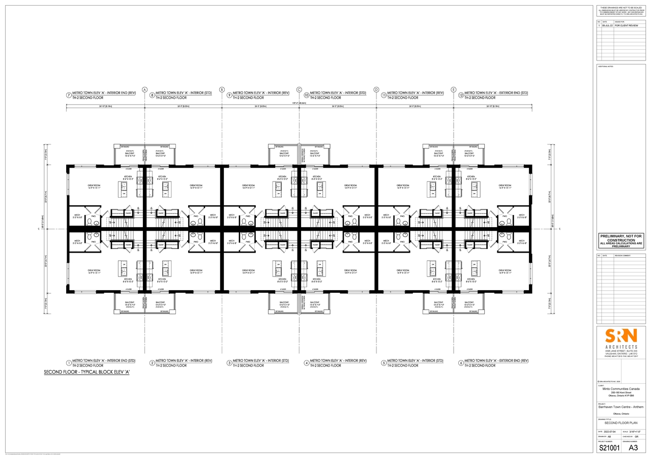 Floor plan for project from page 3 of the file '2022-07-21 - Floor Plans - D07-04-22-0009'