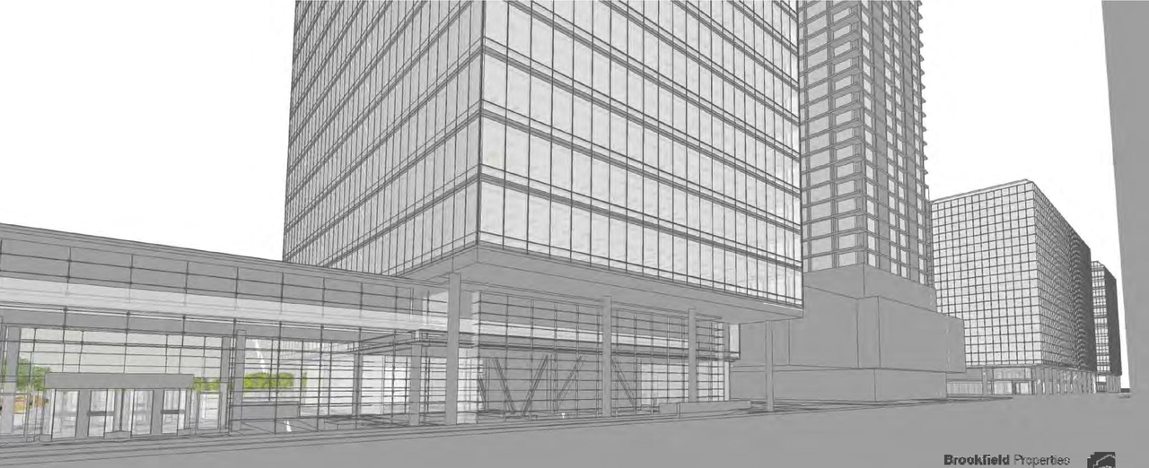 Rendering of building from page 1 of the file 'Design Brief D07-12-09-0212'