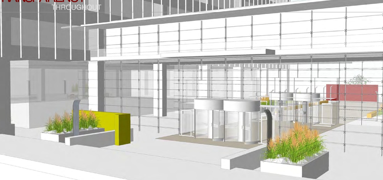 Rendering of building from page 15 of the file 'Design Brief D07-12-09-0212'