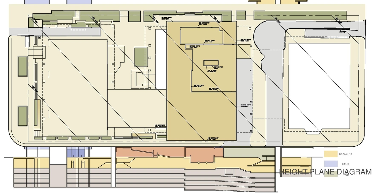 Construction site plan for project from page 3 of the file 'Design Brief D07-12-09-0212'