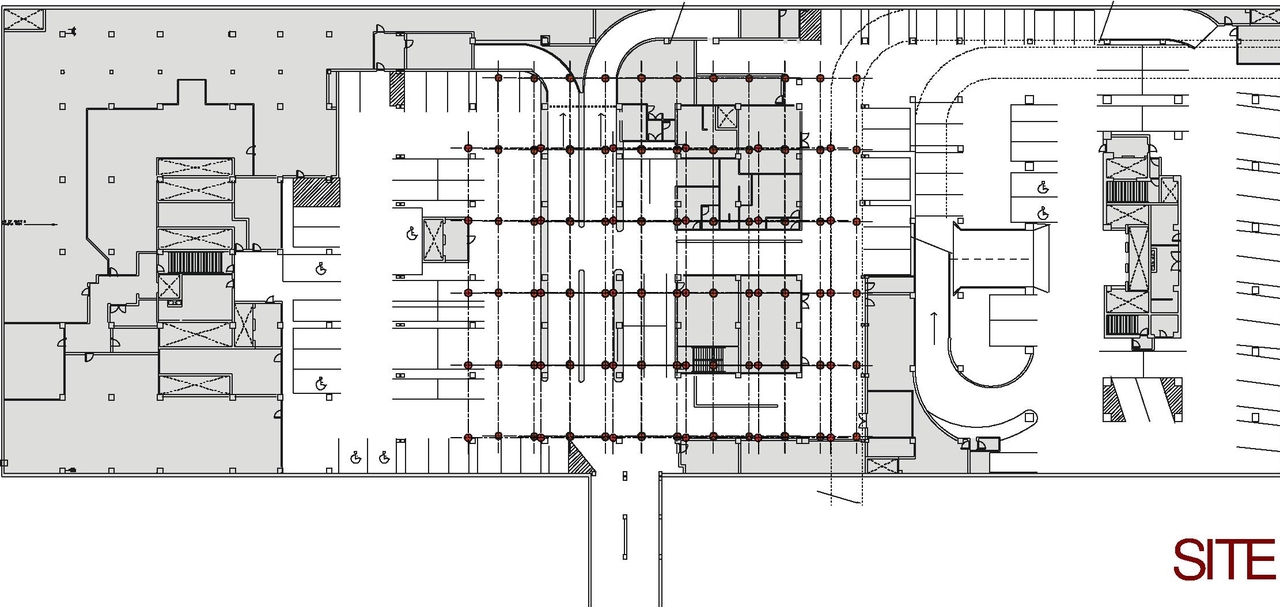 Construction site plan for project from page 5 of the file 'Design Brief D07-12-09-0212'
