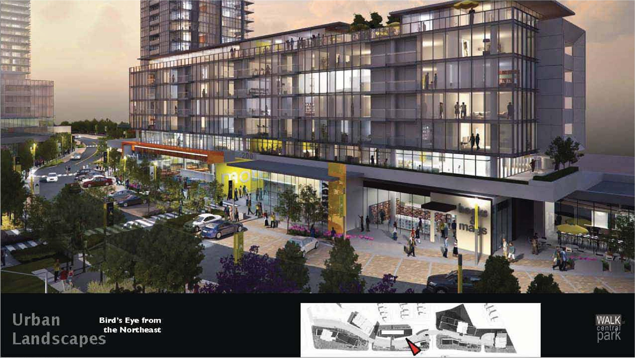 Rendering of building from page 37 of the file 'Urban Design Panel - Formal Submission'