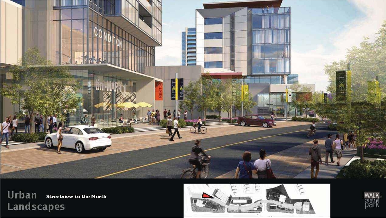 Rendering of building from page 38 of the file 'Urban Design Panel - Formal Submission'