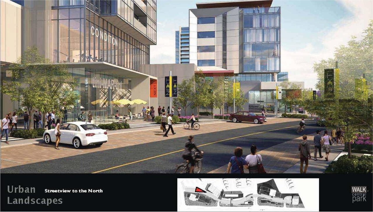 Rendering of building from page 38 of the file 'Urban Design Panel - Formal Submission'