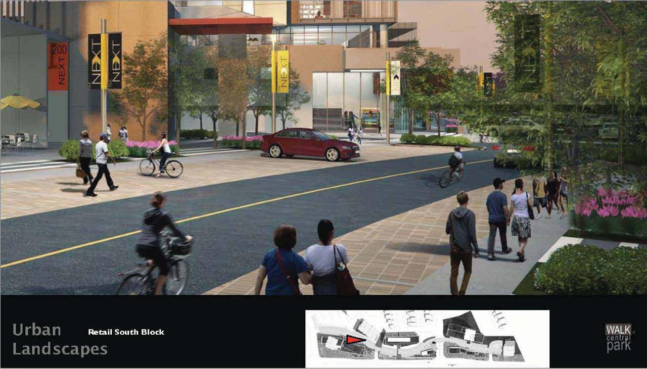 Rendering of building from page 39 of the file 'Urban Design Panel - Formal Submission'