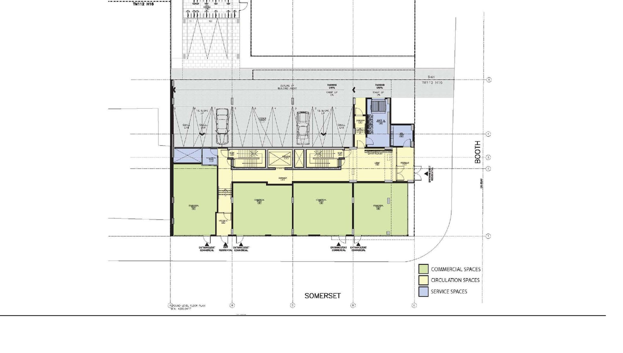 Floor plan for project from page 11 of the file 'Urban Design Brief D07-12-11-0166'