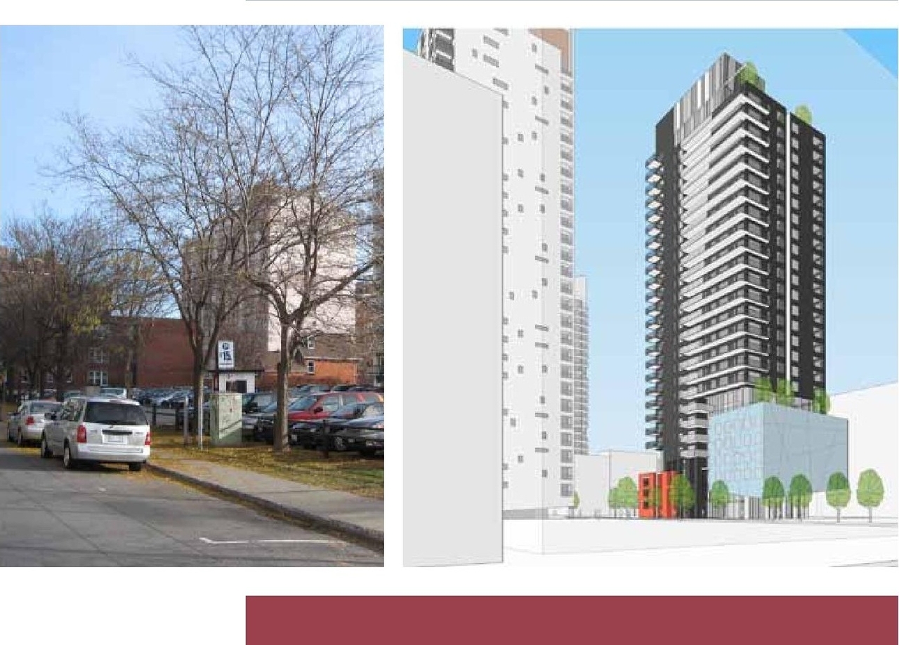 Rendering of building from page 1 of the file 'Urban Design Brief D07-12-11-0227'