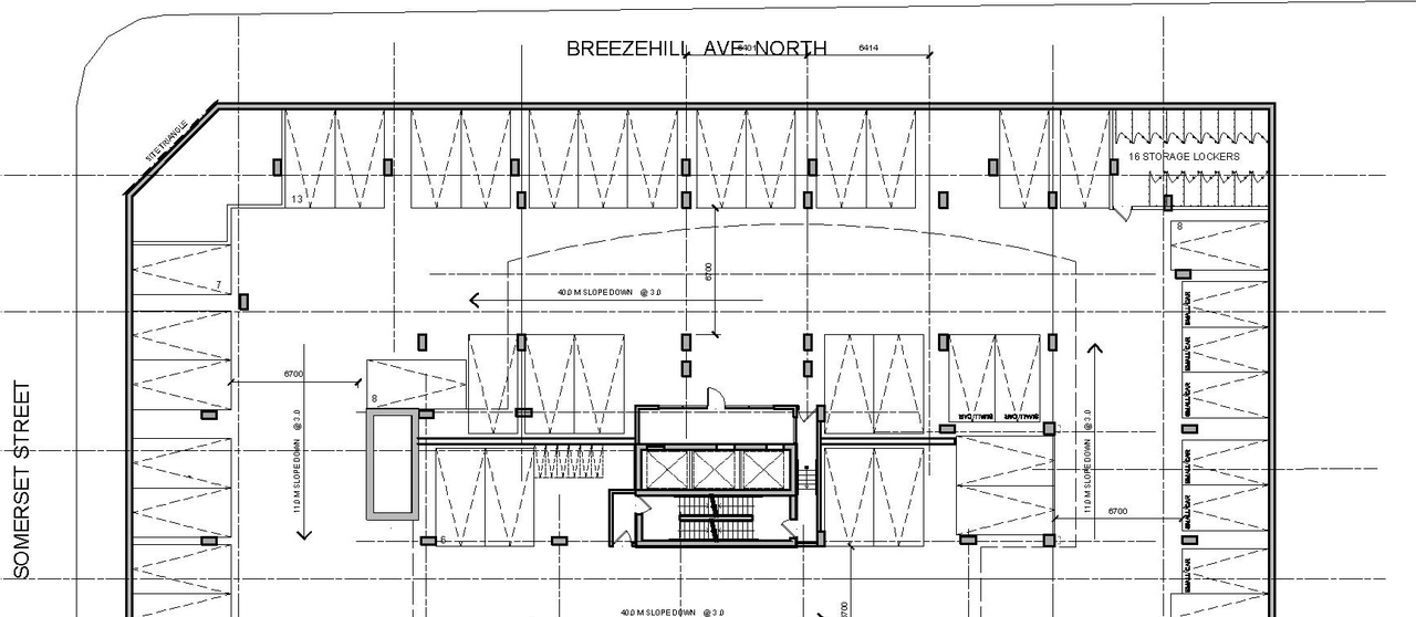 Floor plan for project from page 24 of the file '1040 and 1050 Somerset Street West Urban Design Brief1'
