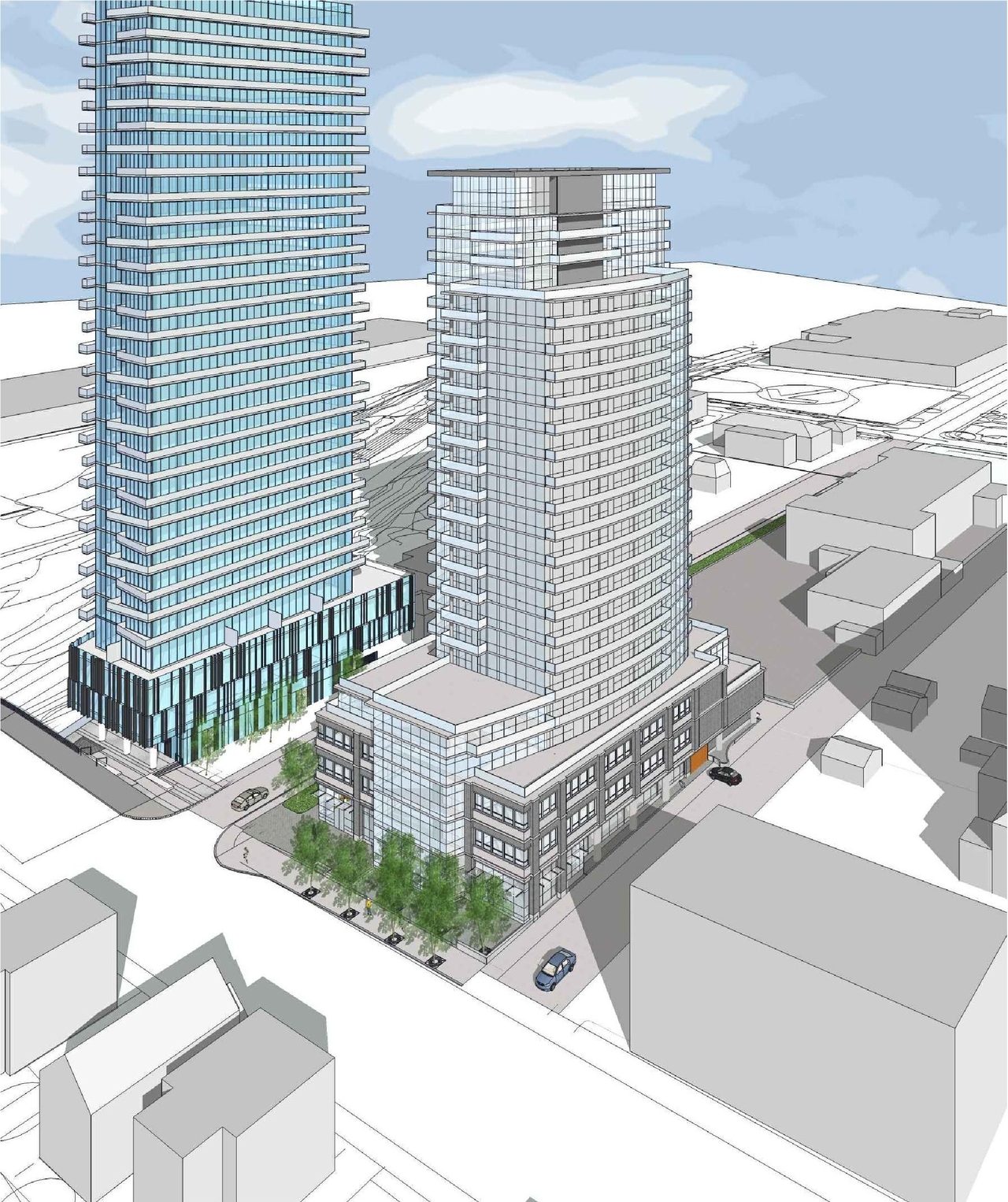 Rendering of building from page 33 of the file '1040 and 1050 Somerset Street West Urban Design Brief1'