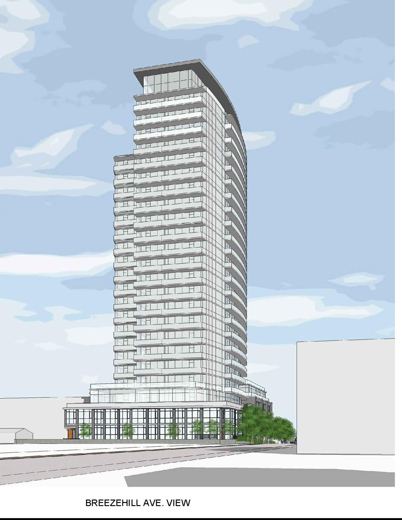 Rendering of building from page 34 of the file '1040 and 1050 Somerset Street West Urban Design Brief1'