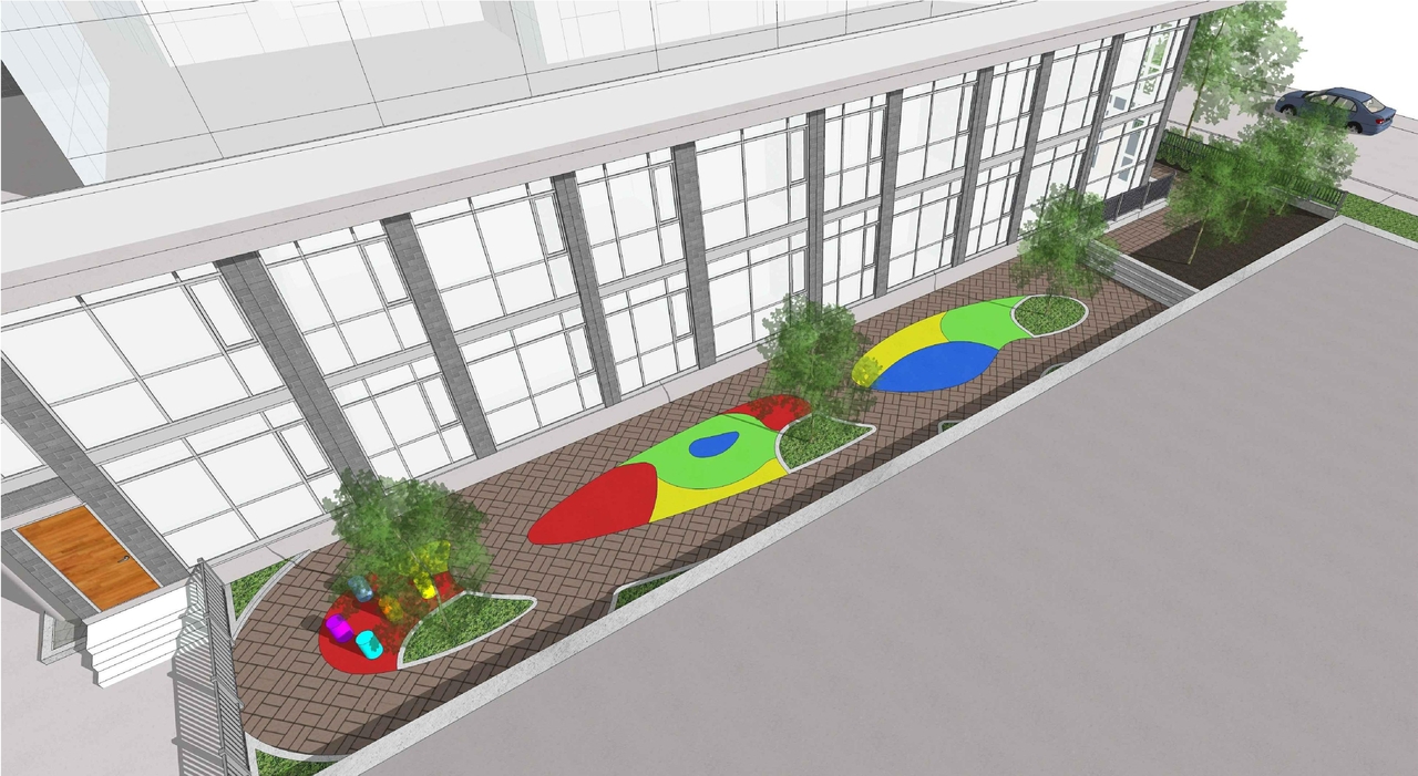 Rendering of building from page 40 of the file '1040 and 1050 Somerset Street West Urban Design Brief1'