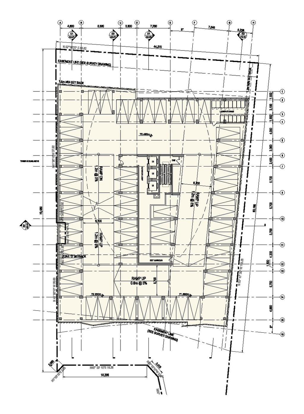 Floor plan for project from page 14 of the file 'Urban Design Review Panel Formal Submission 2'