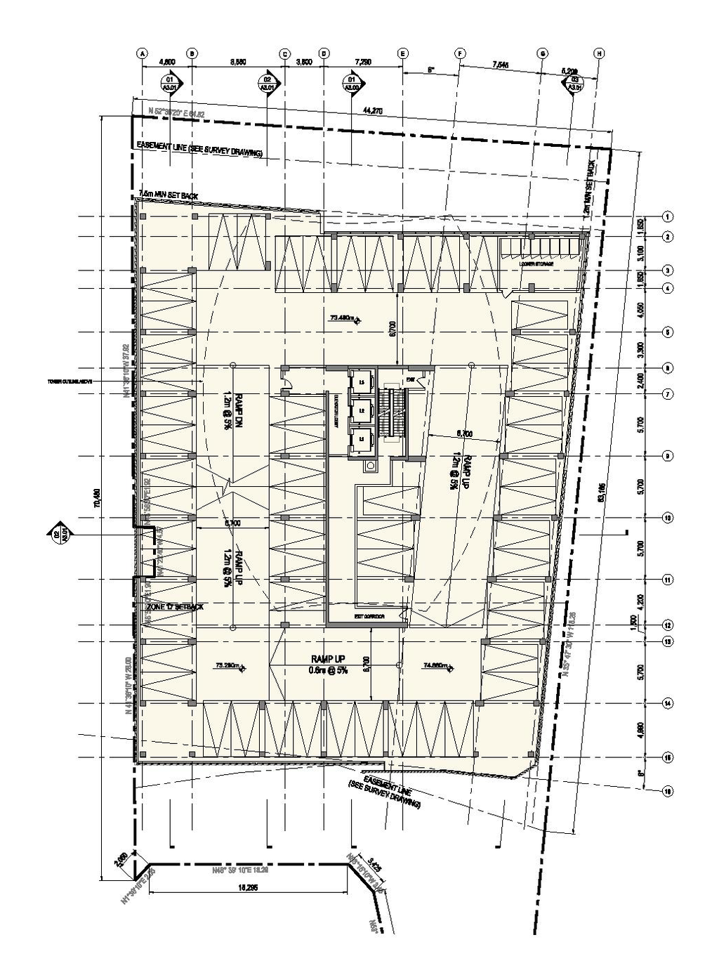 Floor plan for project from page 15 of the file 'Urban Design Review Panel Formal Submission 2'