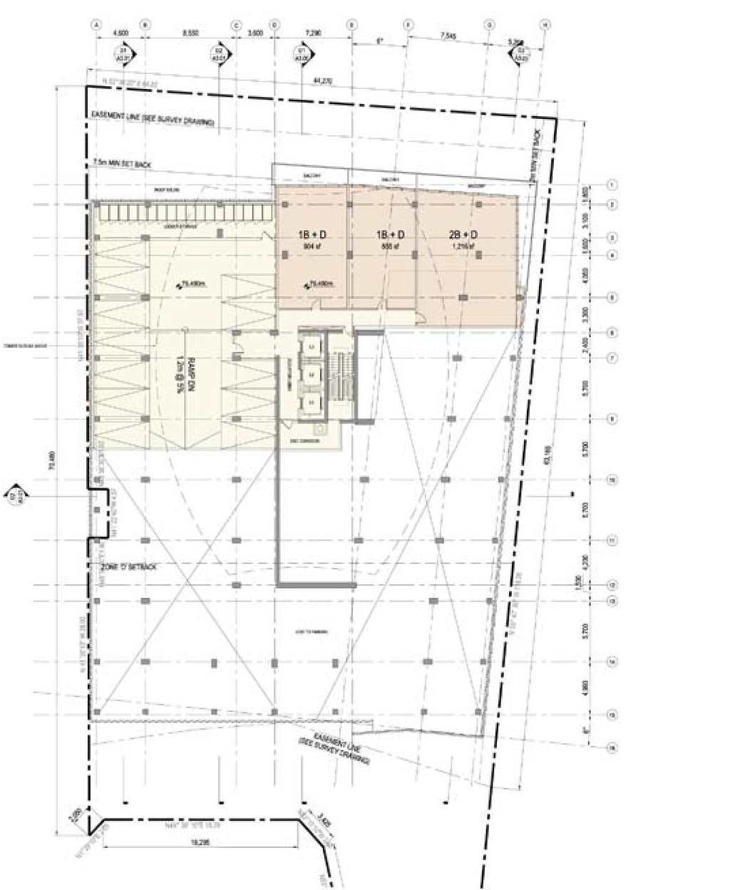Floor plan for project from page 16 of the file 'Urban Design Review Panel Formal Submission 2'