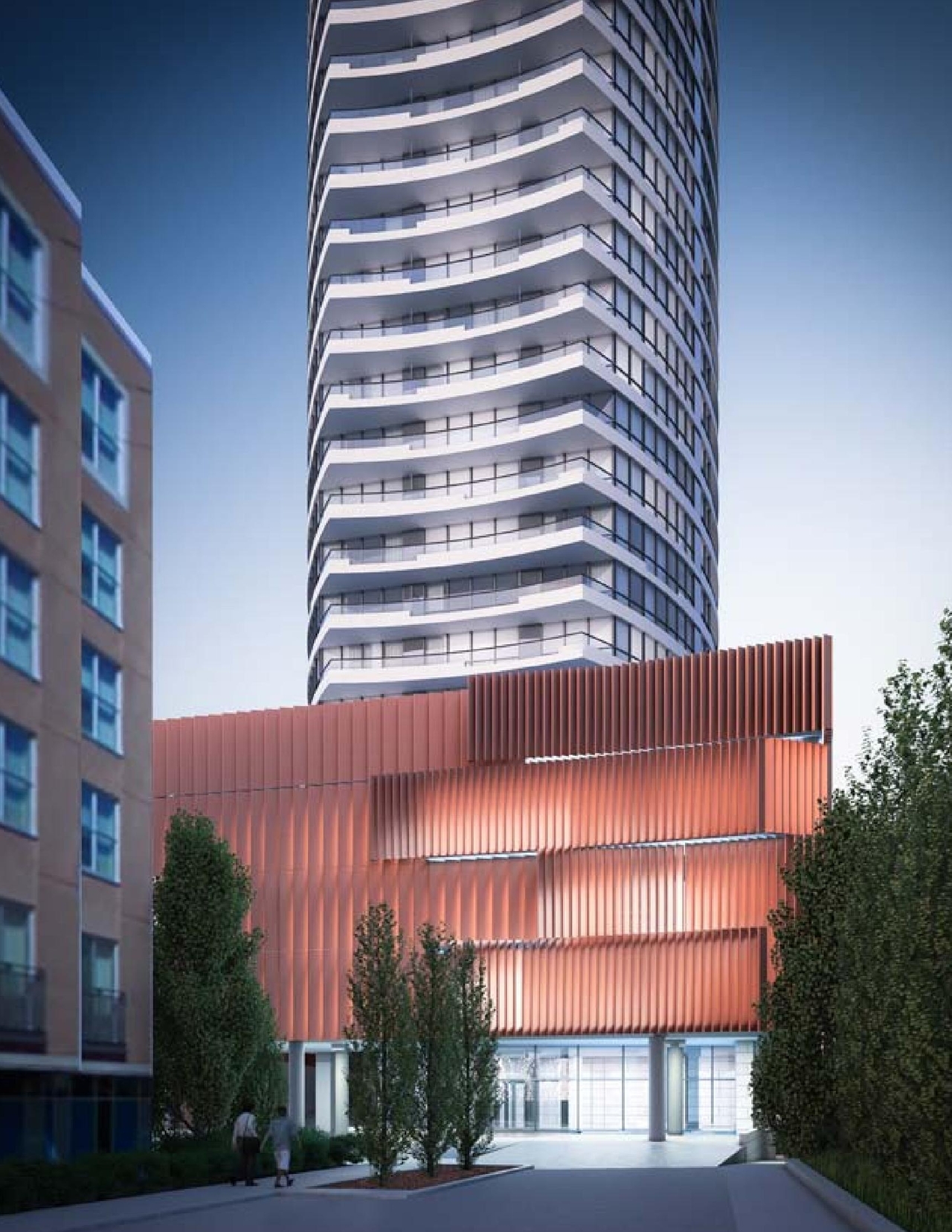 Rendering of building from page 28 of the file 'Urban Design Review Panel Formal Submission 2'