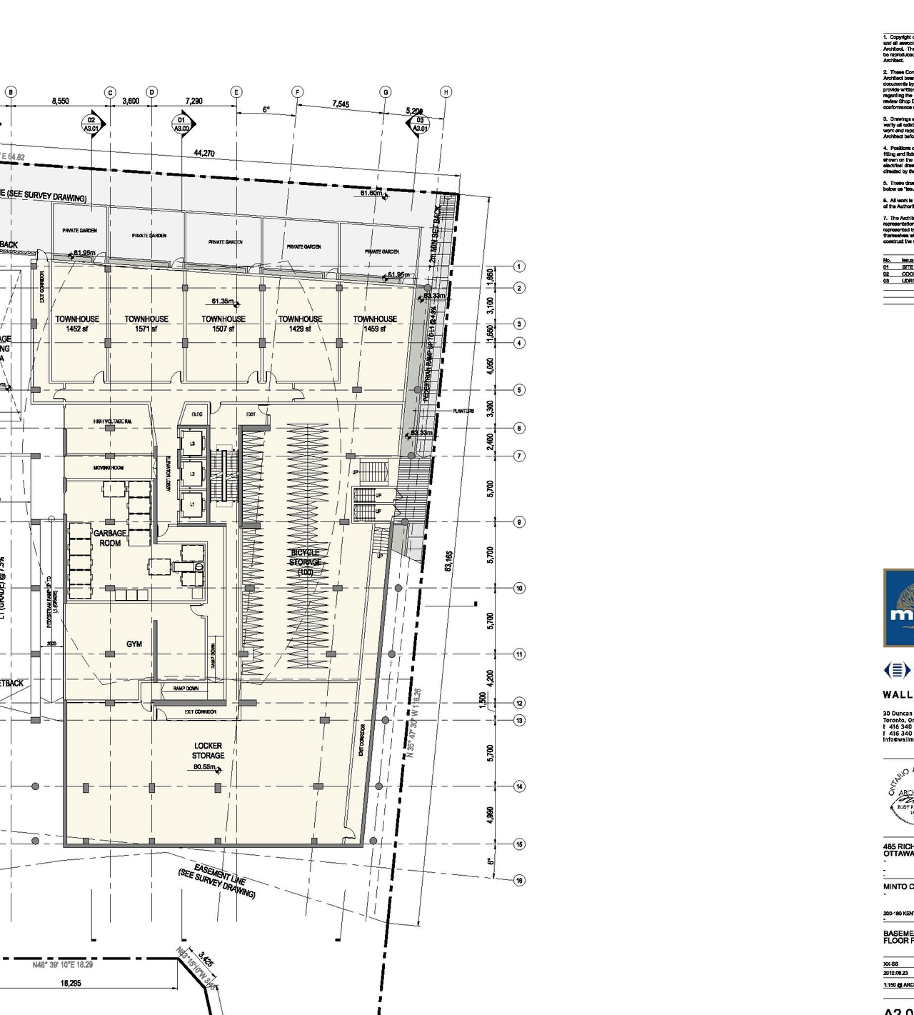 Construction site plan for project from page 12 of the file 'Urban Design Review Panel Formal Submission1'