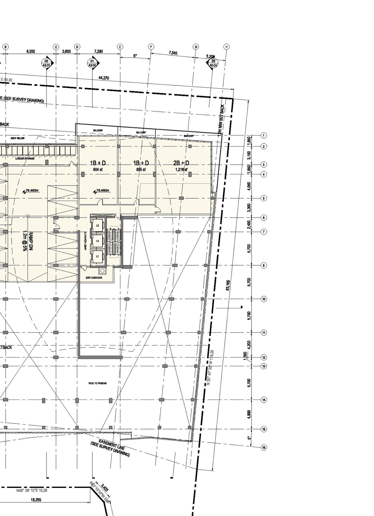 Floor plan for project from page 17 of the file 'Urban Design Review Panel Formal Submission1'
