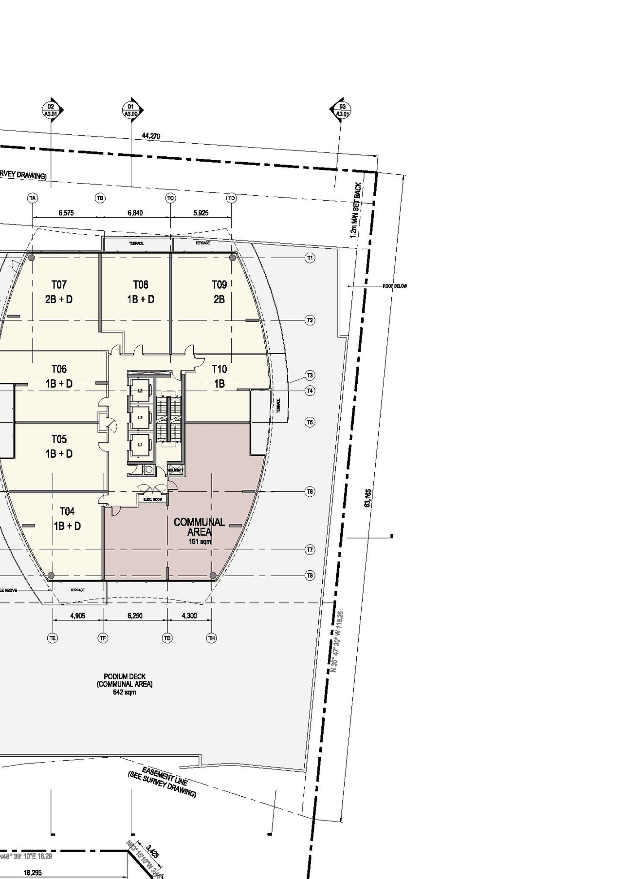 Construction site plan for project from page 18 of the file 'Urban Design Review Panel Formal Submission1'