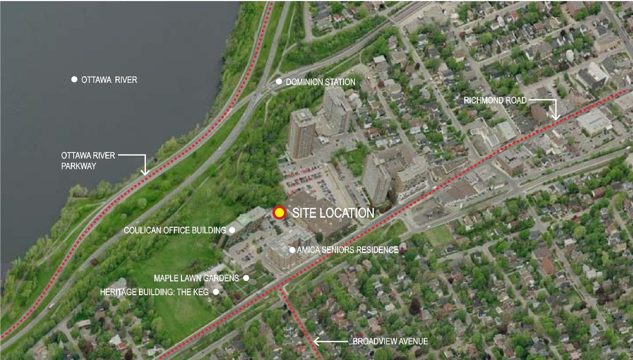 Construction site plan for project from page 6 of the file 'Urban Design Review Panel Formal Submission1'