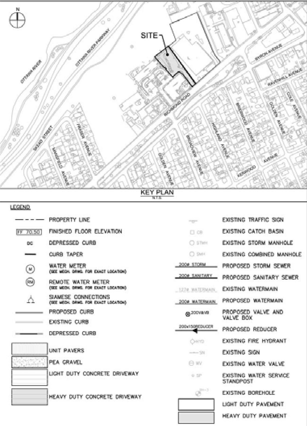 Construction site plan for project from page 9 of the file 'Urban Design Review Panel Formal Submission1'