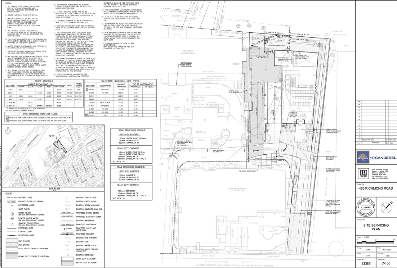Construction site plan for project from page 9 of the file 'Urban Design Review Panel Formal Submission1'
