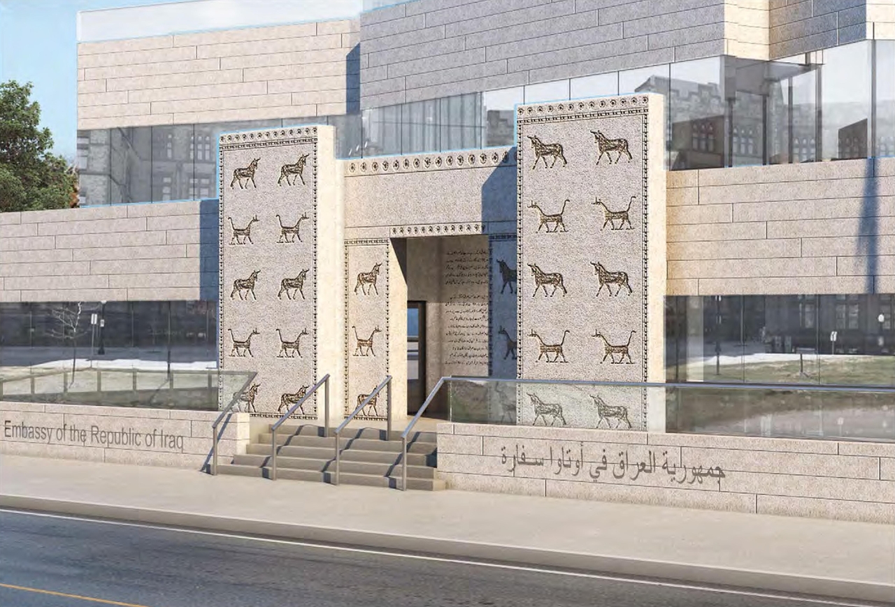 Rendering of building from page 19 of the file 'Formal Design Review Submission.'