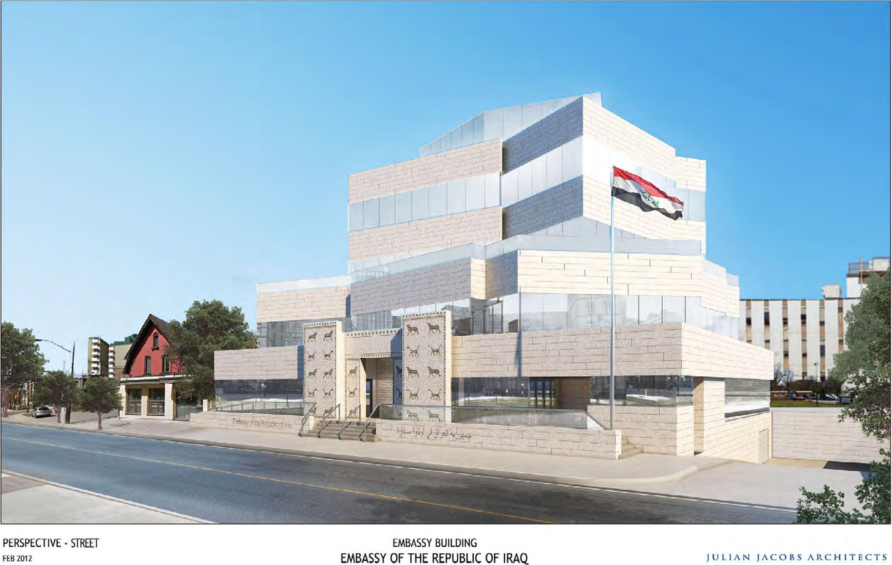 Rendering of building from page 23 of the file 'Formal Design Review Submission.'