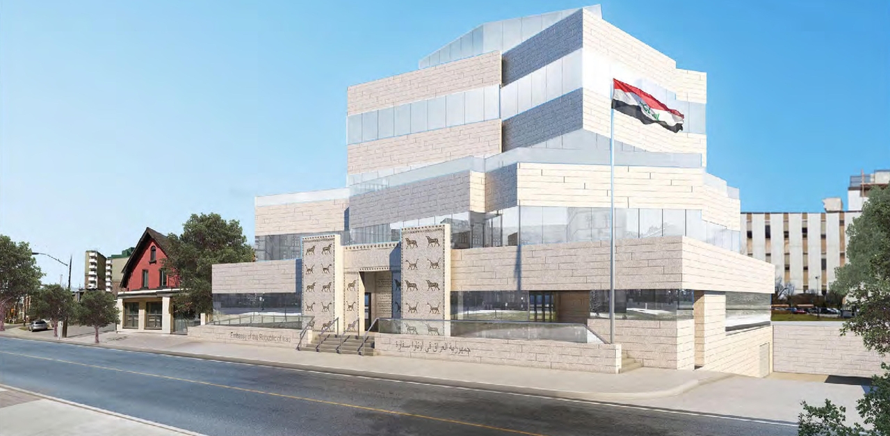 Rendering of building from page 23 of the file 'Formal Design Review Submission.'