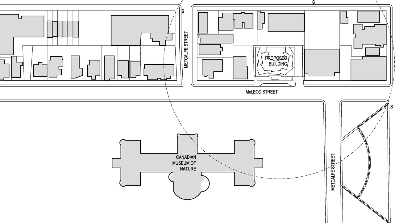 Construction site plan for project from page 7 of the file 'Formal Design Review Submission.'
