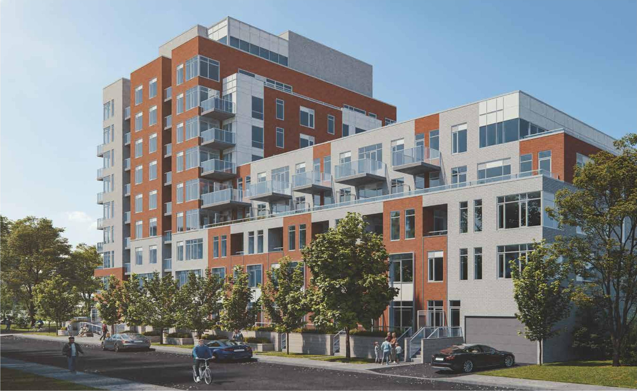 Rendering of building from page 1 of the file '93 Norman - UDRP Presentation May 2021'