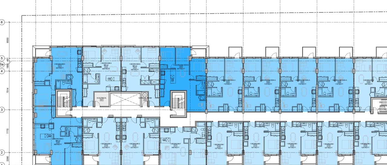 Floor plan for project from page 21 of the file '93 Norman - UDRP Presentation May 2021'