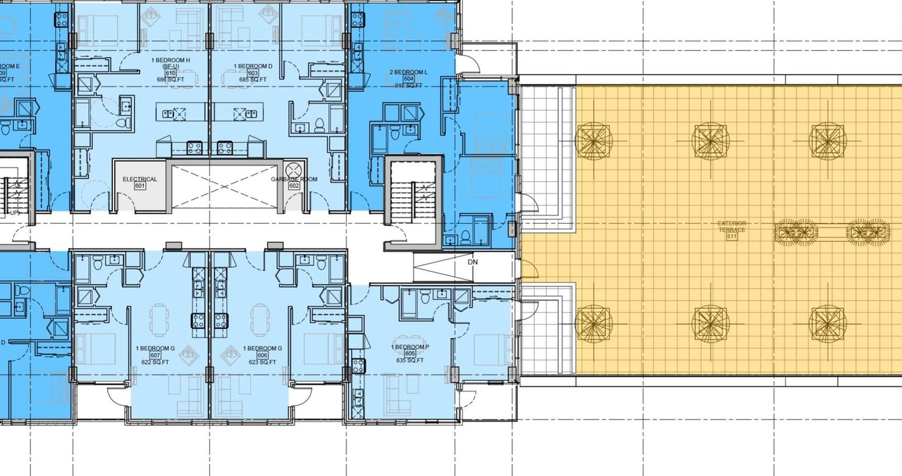 Floor plan for project from page 24 of the file '93 Norman - UDRP Presentation May 2021'