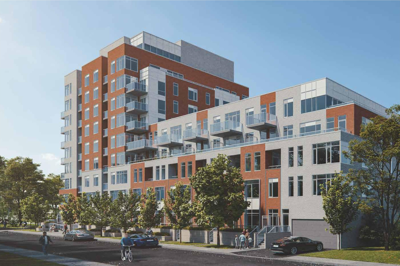 Rendering of building from page 36 of the file '93 Norman - UDRP Presentation May 2021'