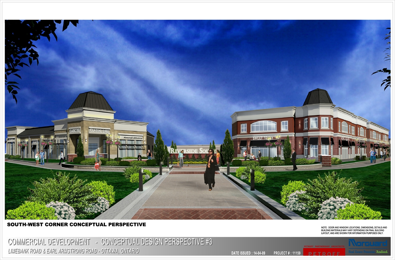 Rendering of building from page 3 of the file 'D07-12-14-0067 Elevations - Renderings'