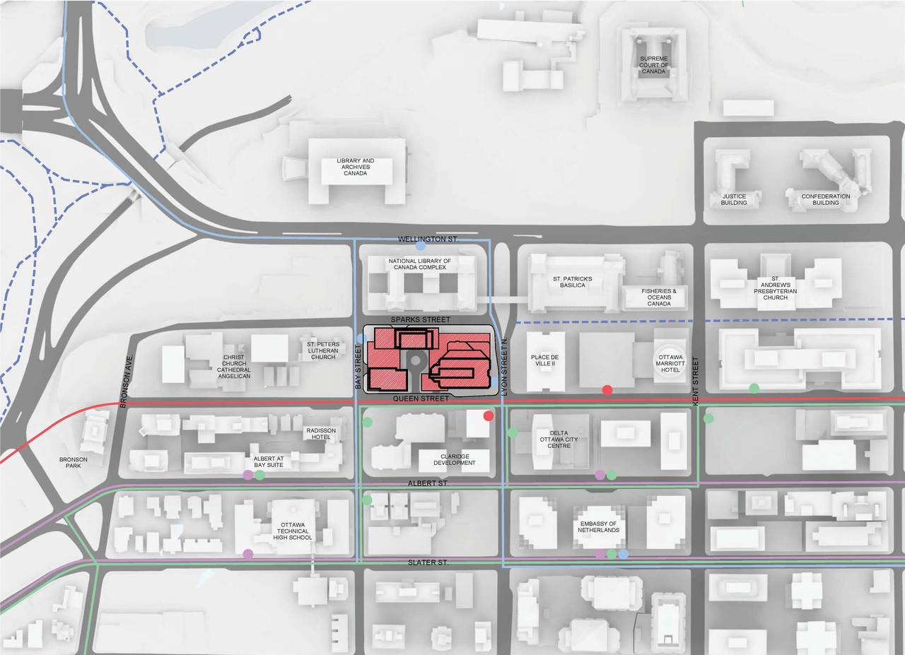 Construction site plan for project from page 17 of the file 'D07-12-15-0117 Design Brief'