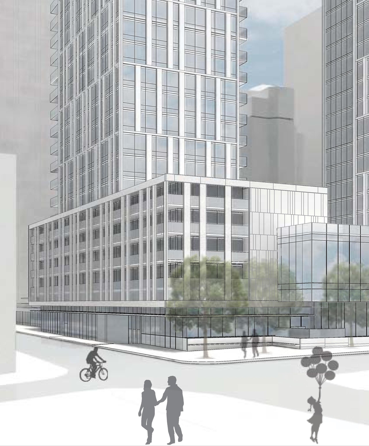 Rendering of building from page 33 of the file 'D07-12-15-0117 Design Brief'