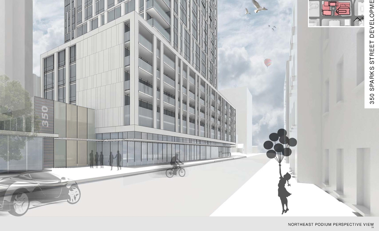 Rendering of building from page 39 of the file 'D07-12-15-0117 Design Brief'