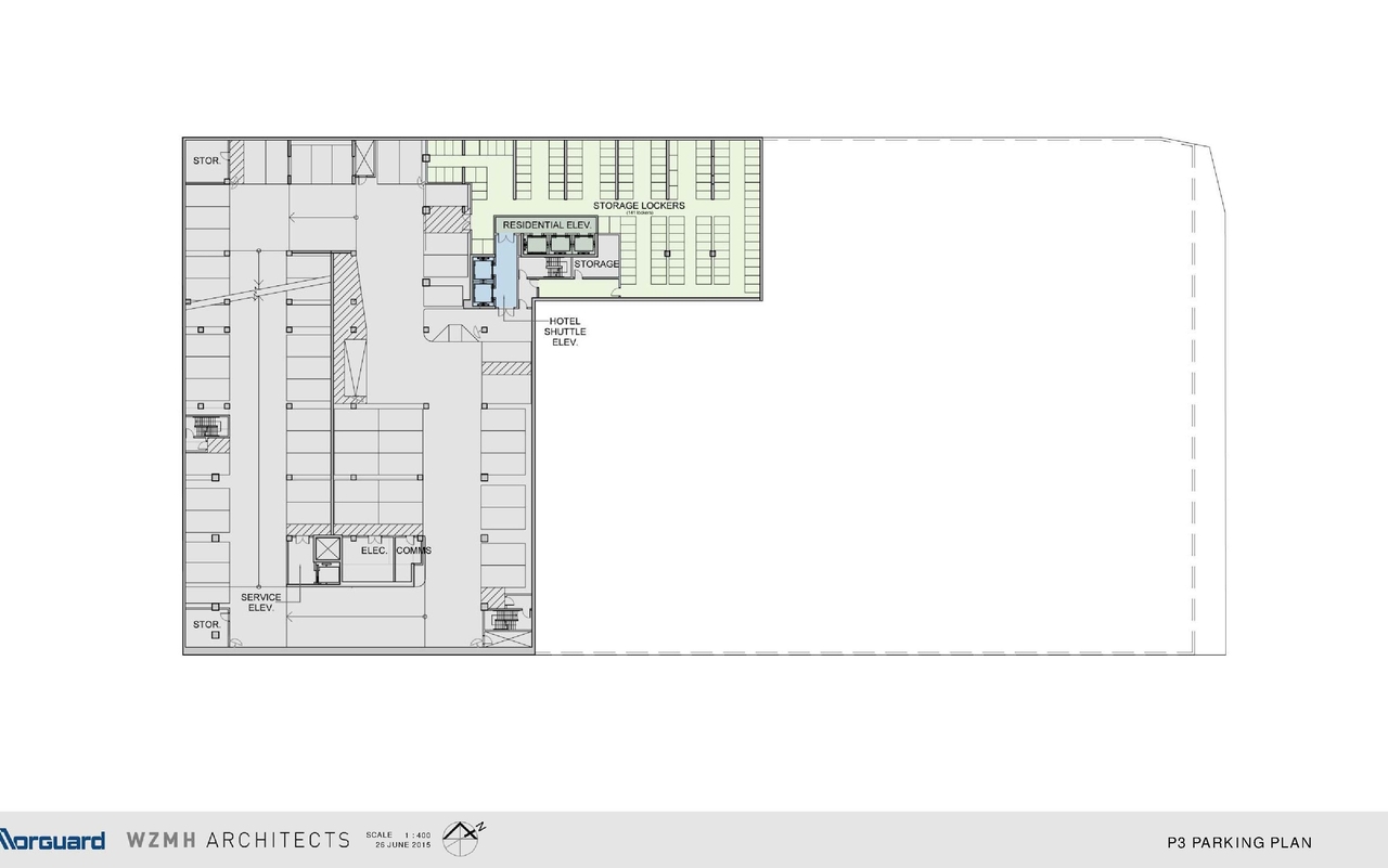 Floor plan for project from page 44 of the file 'D07-12-15-0117 Design Brief'