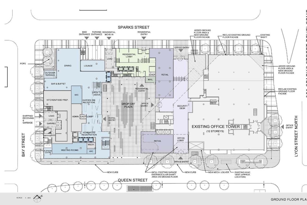 Floor plan for project from page 47 of the file 'D07-12-15-0117 Design Brief'