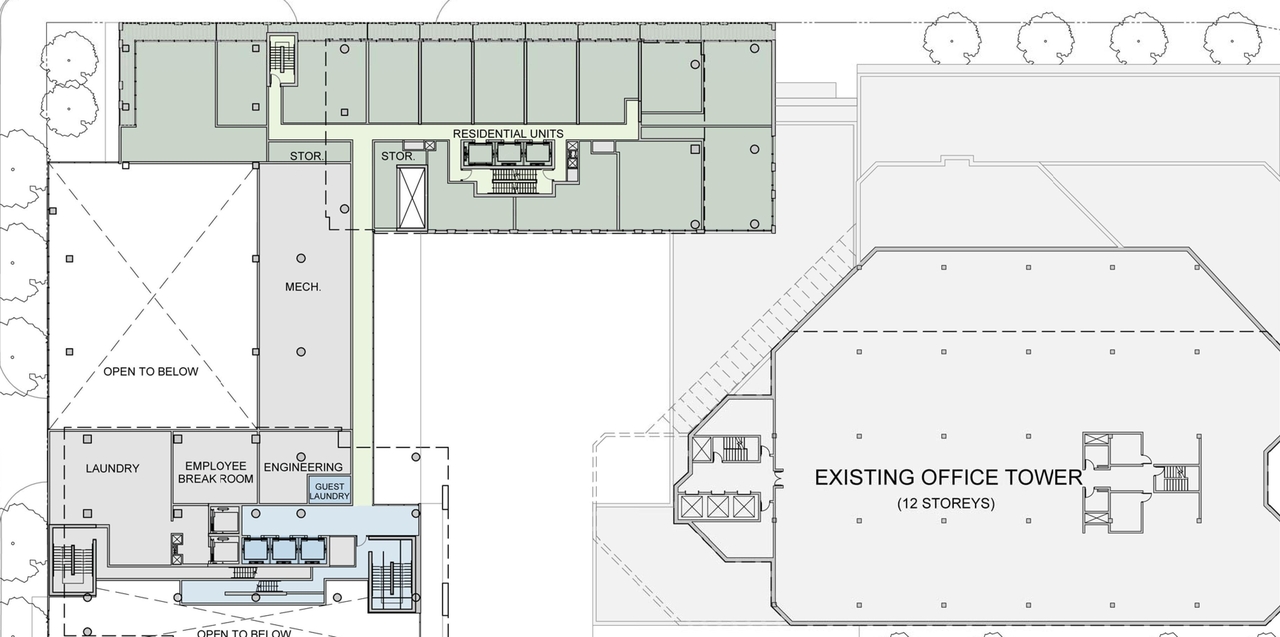 Floor plan for project from page 49 of the file 'D07-12-15-0117 Design Brief'