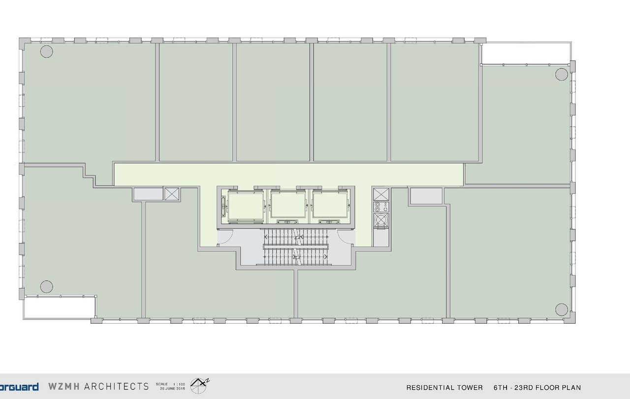 Floor plan for project from page 52 of the file 'D07-12-15-0117 Design Brief'