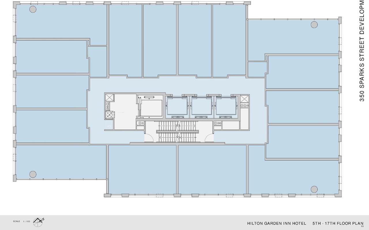 Floor plan for project from page 53 of the file 'D07-12-15-0117 Design Brief'